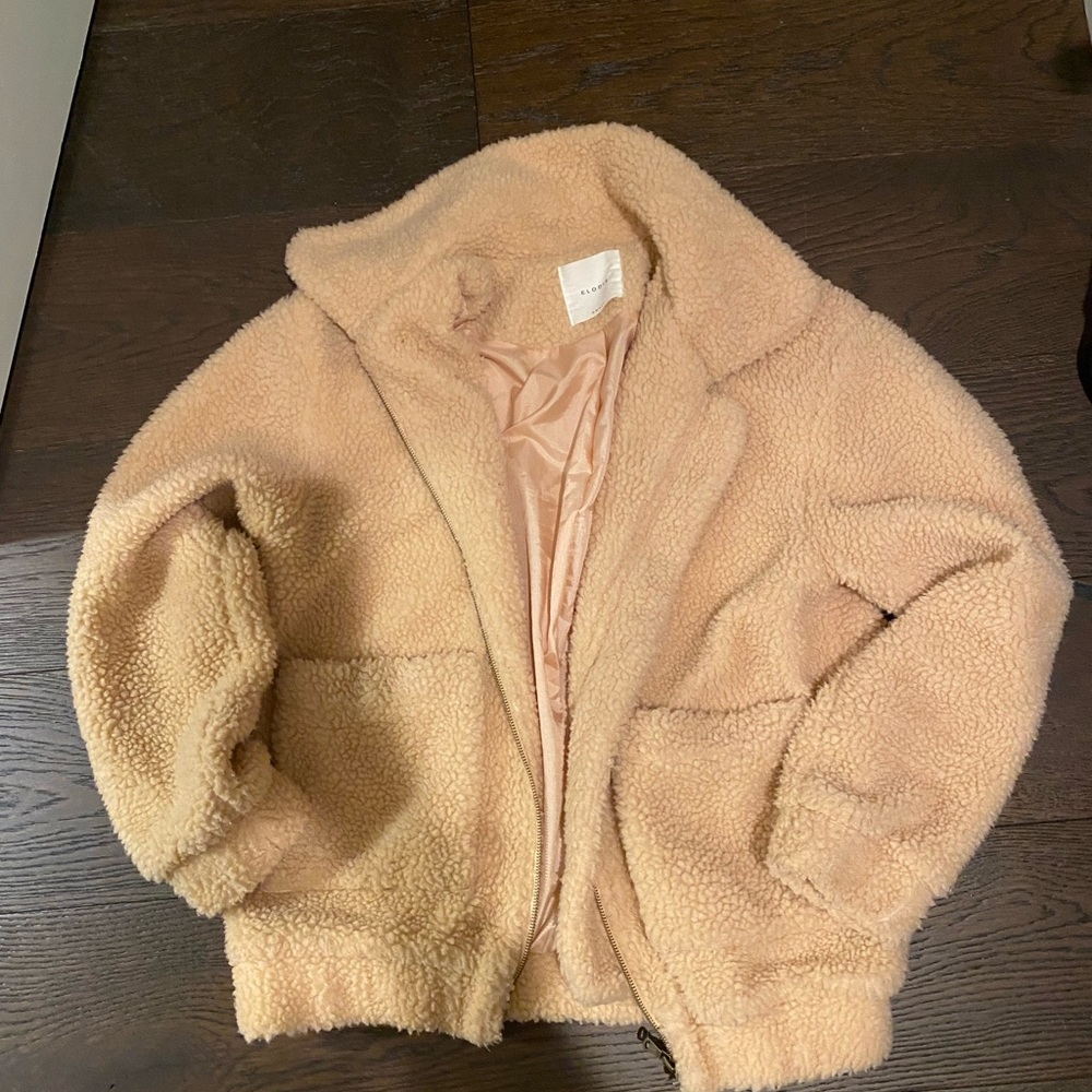 Elodie Cream Sherpa Jacket